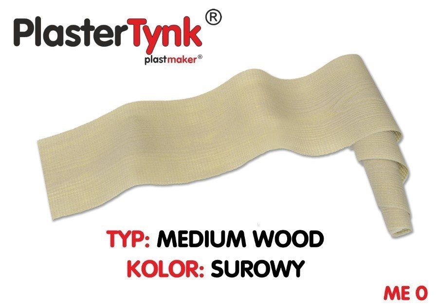 Elastyczna deska elewacyjna PLASTERTYNK Medium Wood "surowy" ME 0 20x250cm