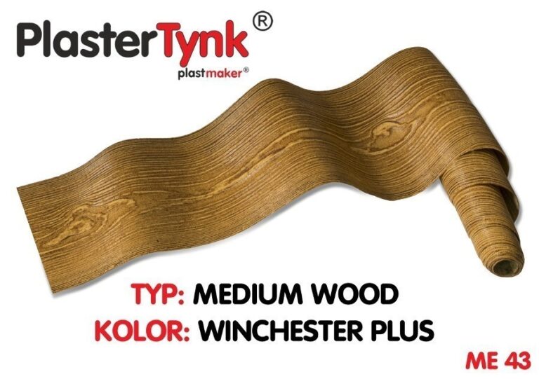 Elastyczna deska elewacyjna PLASTERTYNK Medium Wood "winchester plus" ME 43 20x250cm