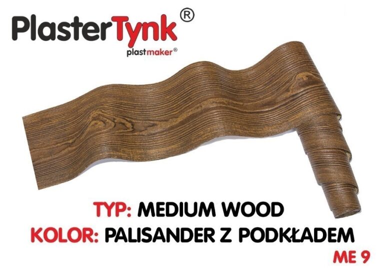 Elastyczna okładzina PLASTERTYNK Medium Wood "palisander z podkładem" ME 9 20x250cm